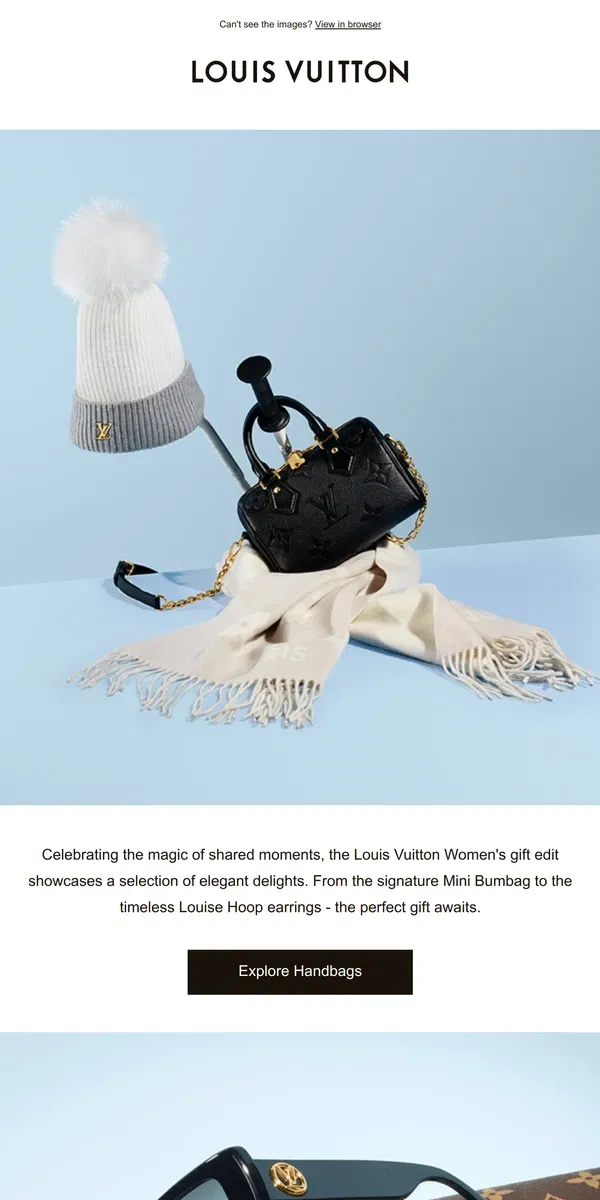 Email from Louis Vuitton. Valentine's Day Gifts For Women