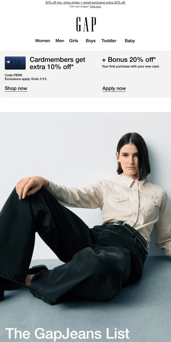 Email from GAP. THE IT-FITS