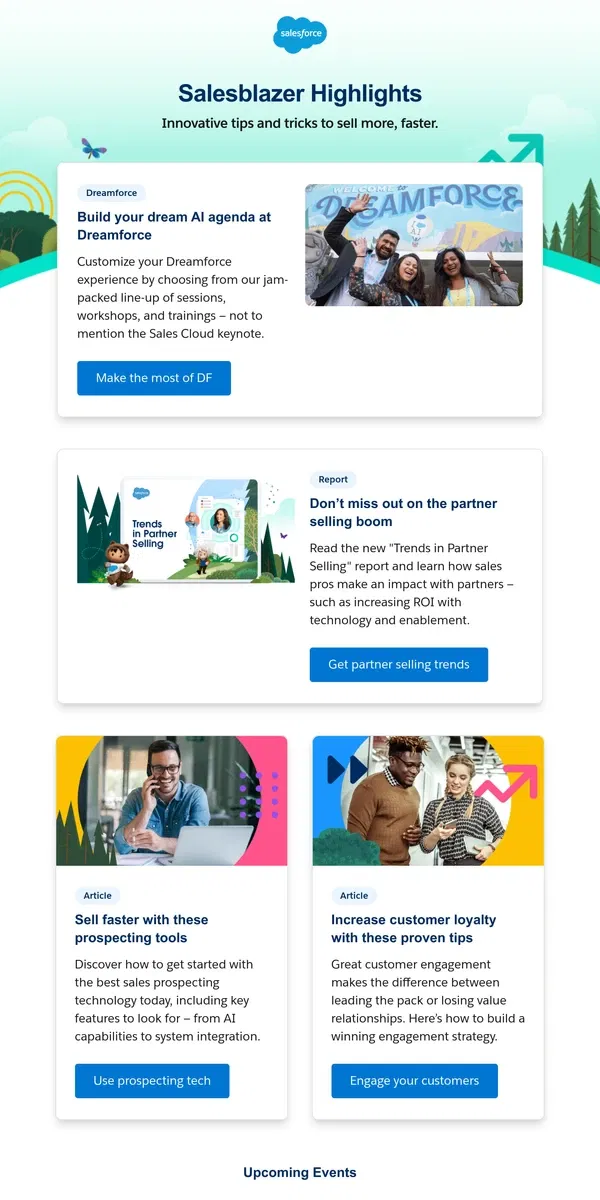 Email from Salesforce. Getting ready for Dreamforce? Build your custom agenda today