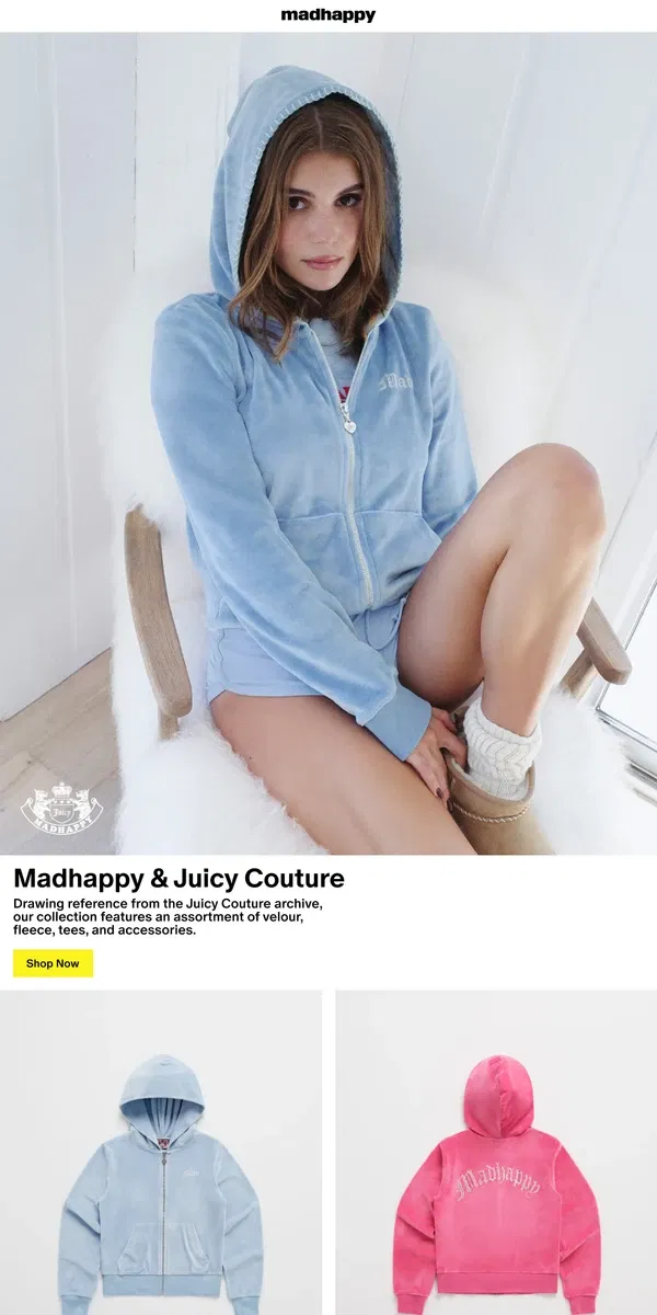 Email from Madhappy. 💕Madhappy & Juicy Couture💕