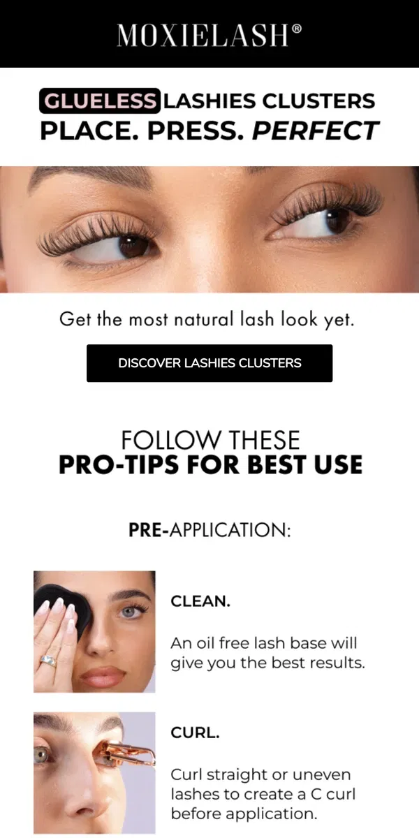 Email from MoxieLash. Ready to Learn How to Perfect Your Underlash Application?