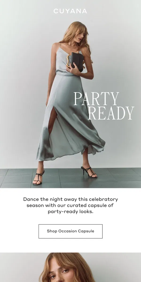 Email from Cuyana. RSVP Yes