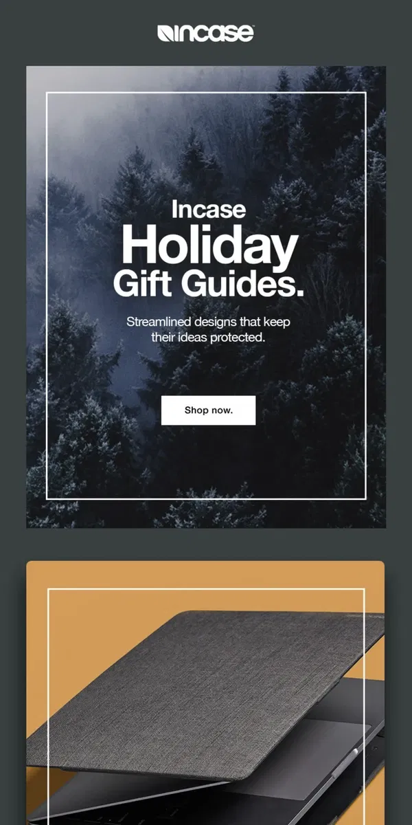 Email from Incase. Procrastinate much? We’ve got Gift Cards.