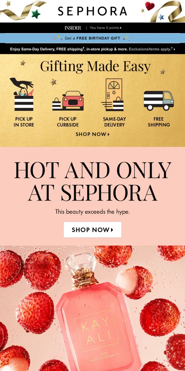 Email from Sephora. This trending beauty’s climbing the charts