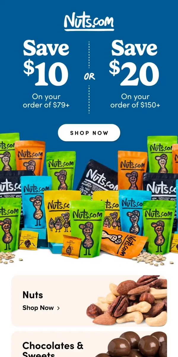 Email from Nuts.com. Special Offers Ending Soon🚨