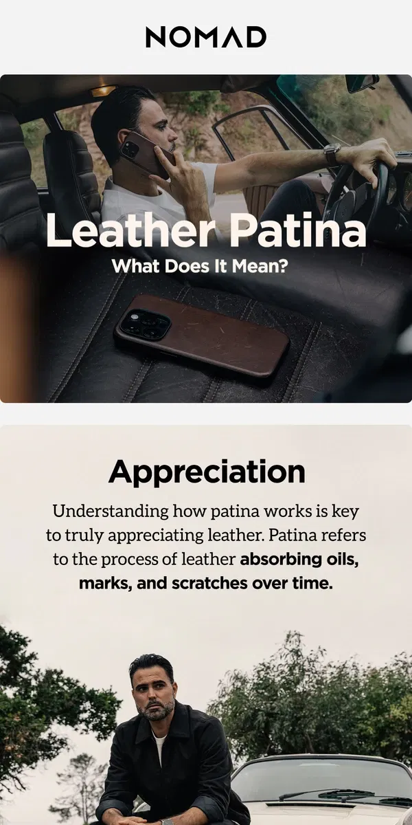 Email from Nomad. Patina: The Story of Adventure