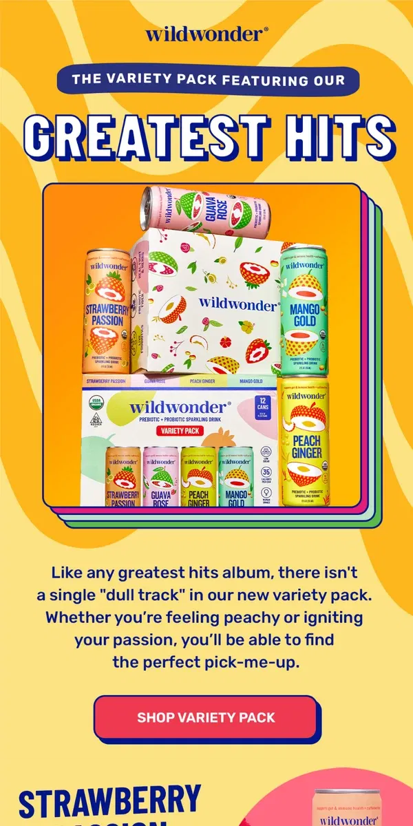 Email from wildwonder. Our Greatest Hits! 🎶🎤