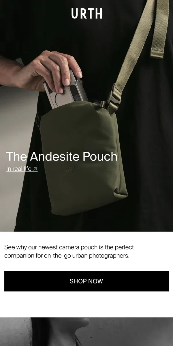 Email from Urth. In review: The Camera Pouch