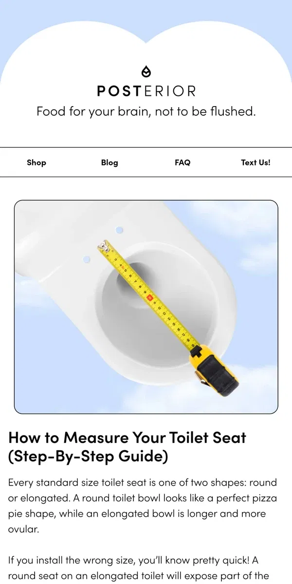 Email from TUSHY. How to Pick a Bidet That Fits Your Toilet