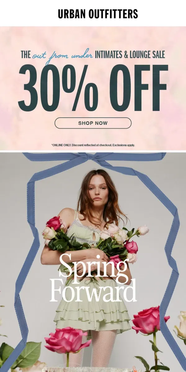 Email from Urban Outfitters. spring romance 🌸 NEW Kimchi Blue