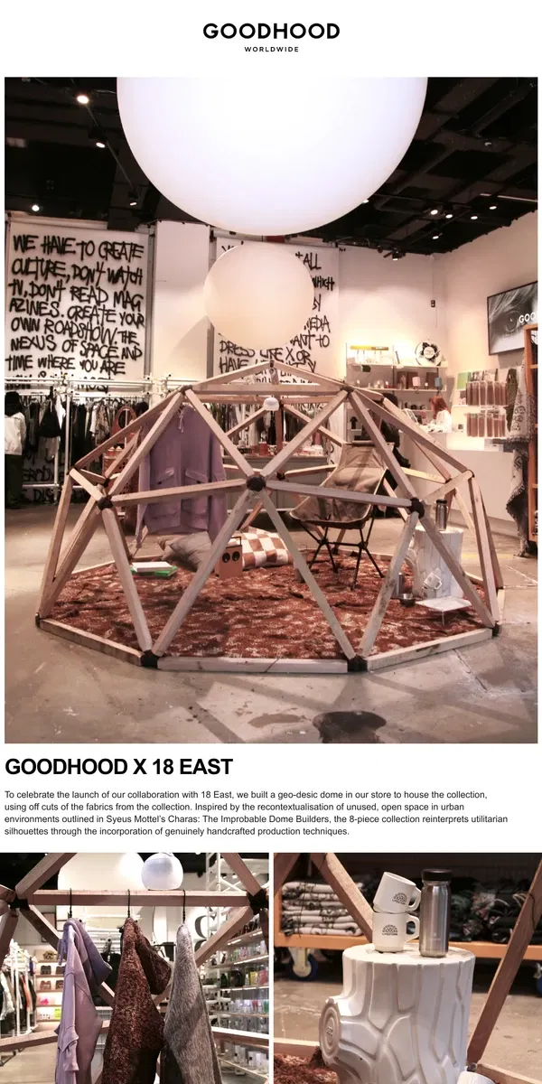 Email from Goodhood. A Meeting of Minds - The Best Collaborations of 2025... so far...