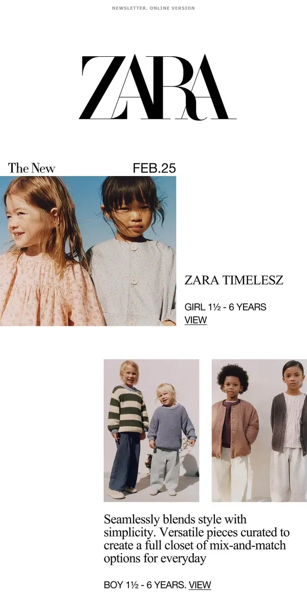 Email from Zara. Discover what's new this week