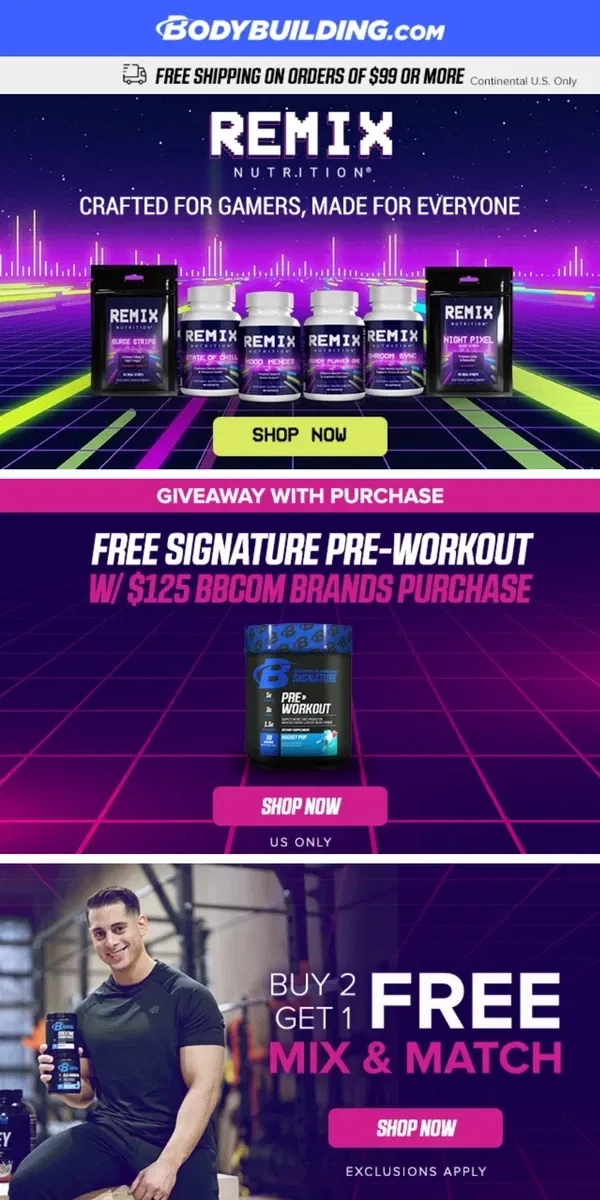 Email from Bodybuilding.com. Get Serious with these ⚡ PRE-WORKOUT DEALS!