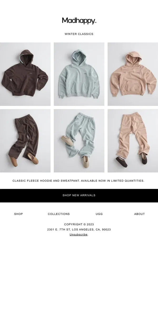 Email from Madhappy. Winter Classics