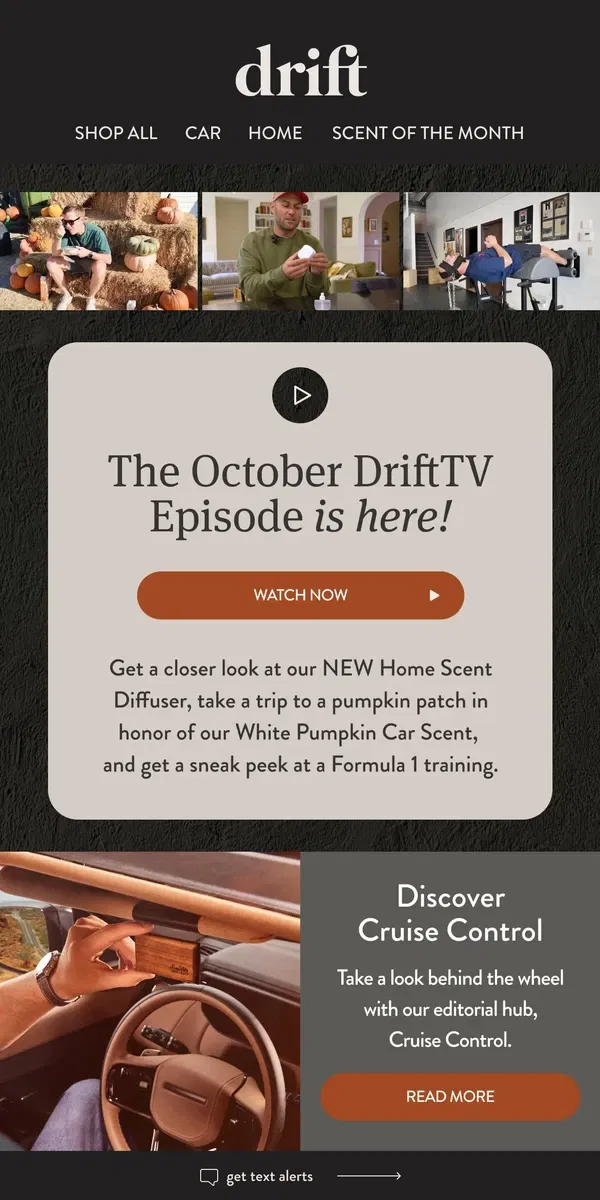 Email from drift.. The October DriftTV Episode Has Landed