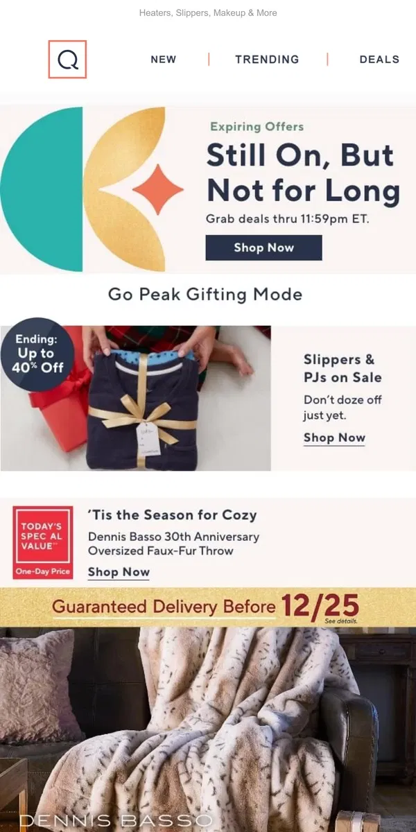 Email from QVC. Don't-Miss Deals End Tonight!