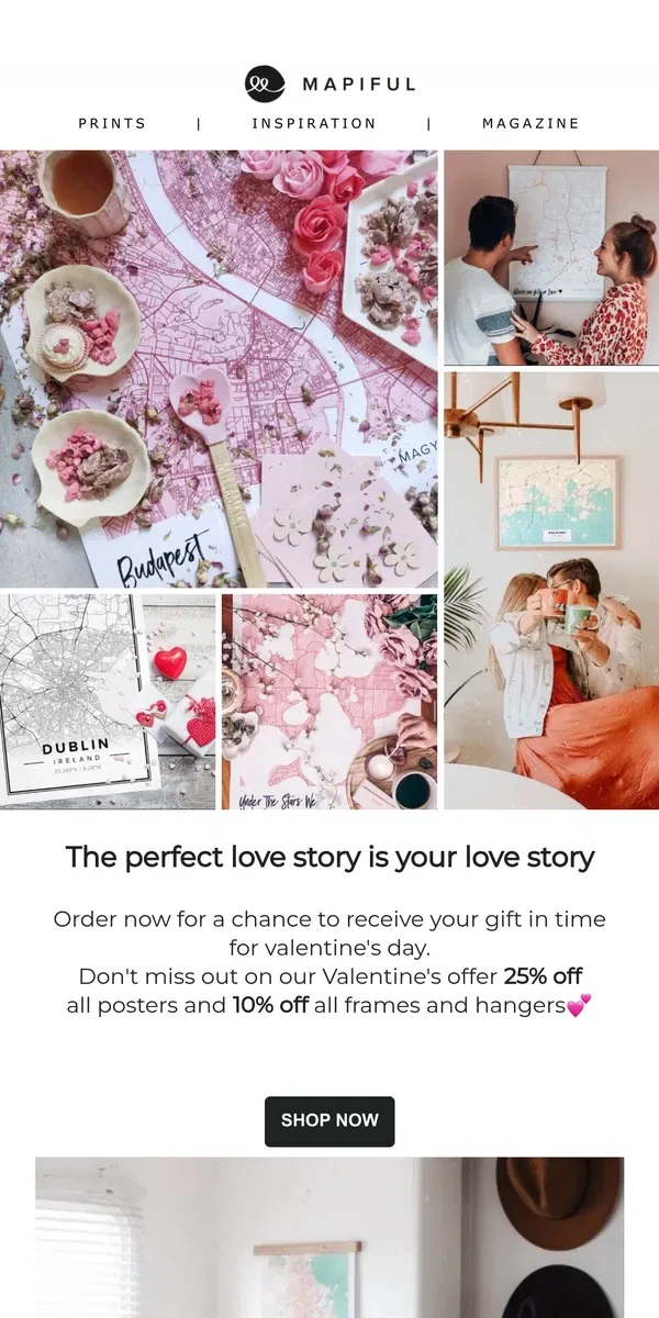 Email from Mapiful. Frame your love story, order now! ❤️