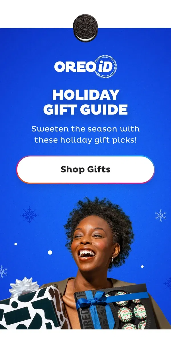 Email from OREO. ✨ Holiday Gift Guide ✨