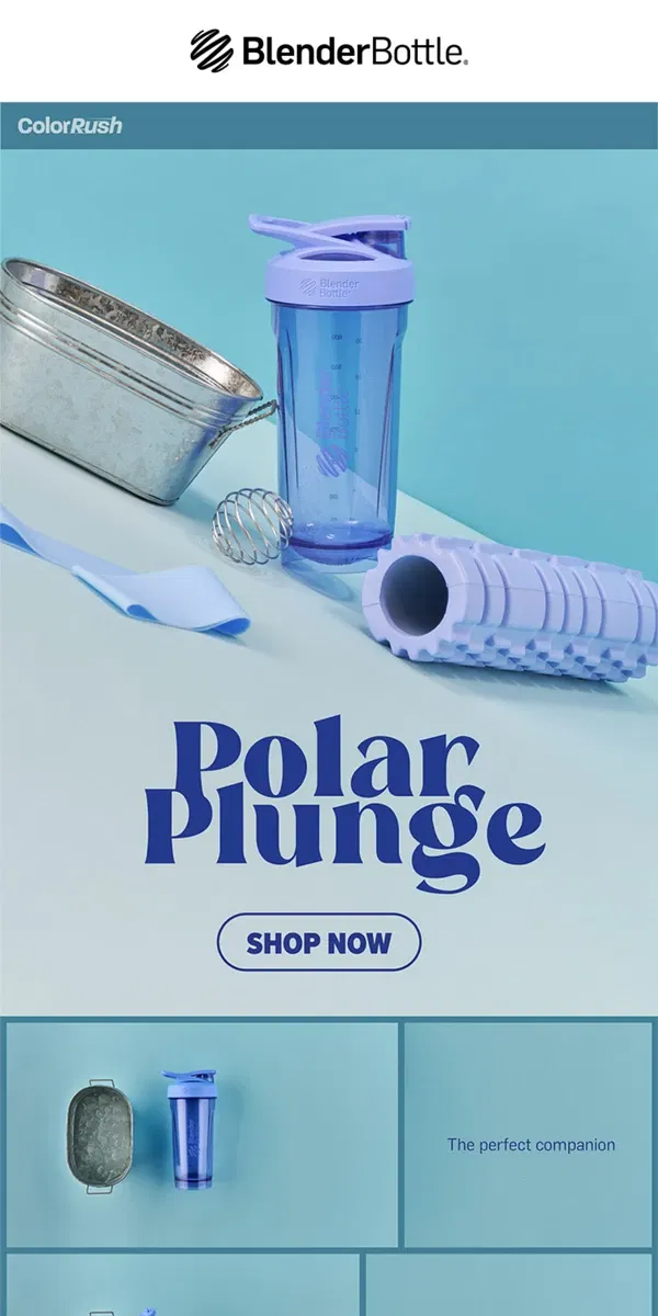 Email from BlenderBottle. FREEZE! Polar Plunge Is Live