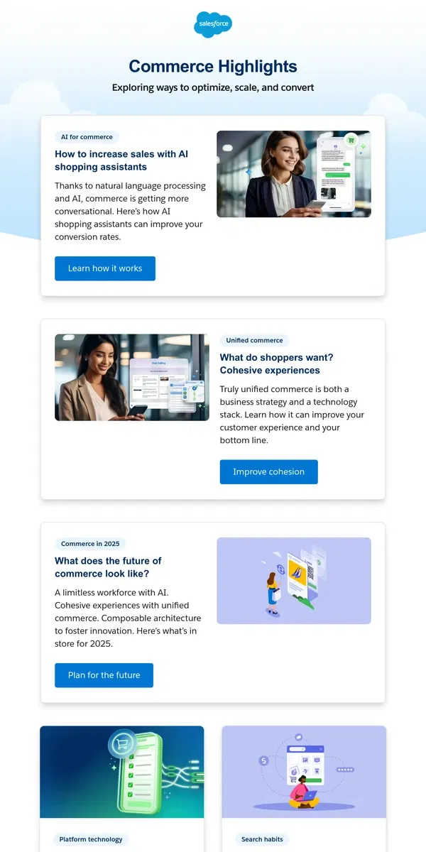 Email from Salesforce. What does the future of commerce look like? We’ve got a few ideas.