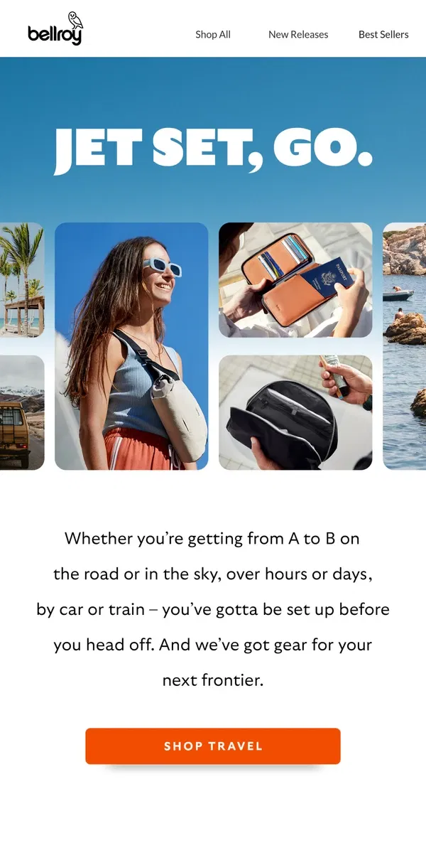 Email from Bellroy. Set yourself up