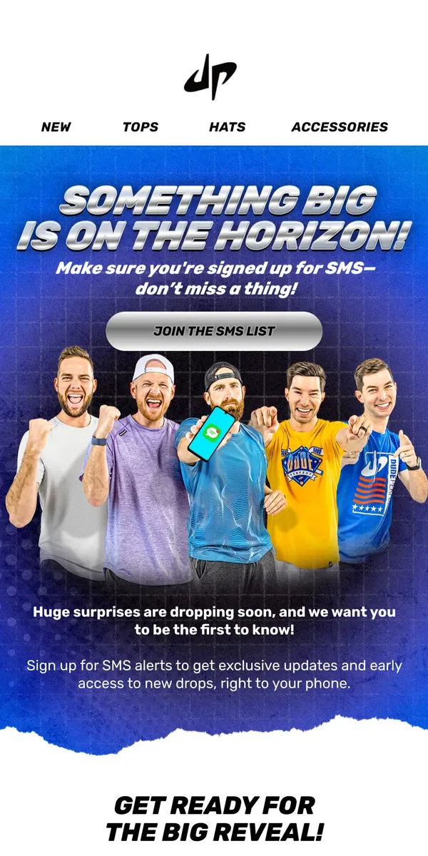 Email from Dude Perfect. Ready for Something BIG?!