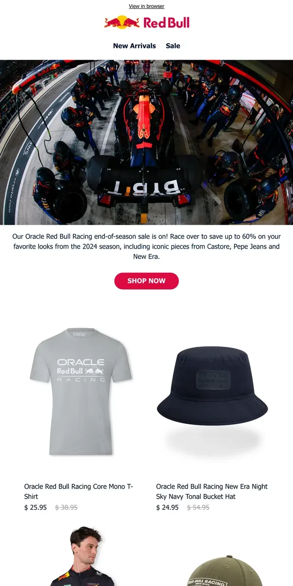 Email from Red Bull. Up to 60% Off? Details Inside.