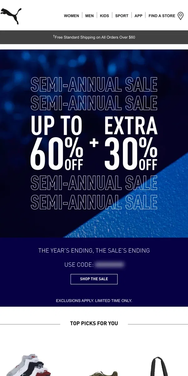 Email from Puma. Quit Scrolling, Start Saving