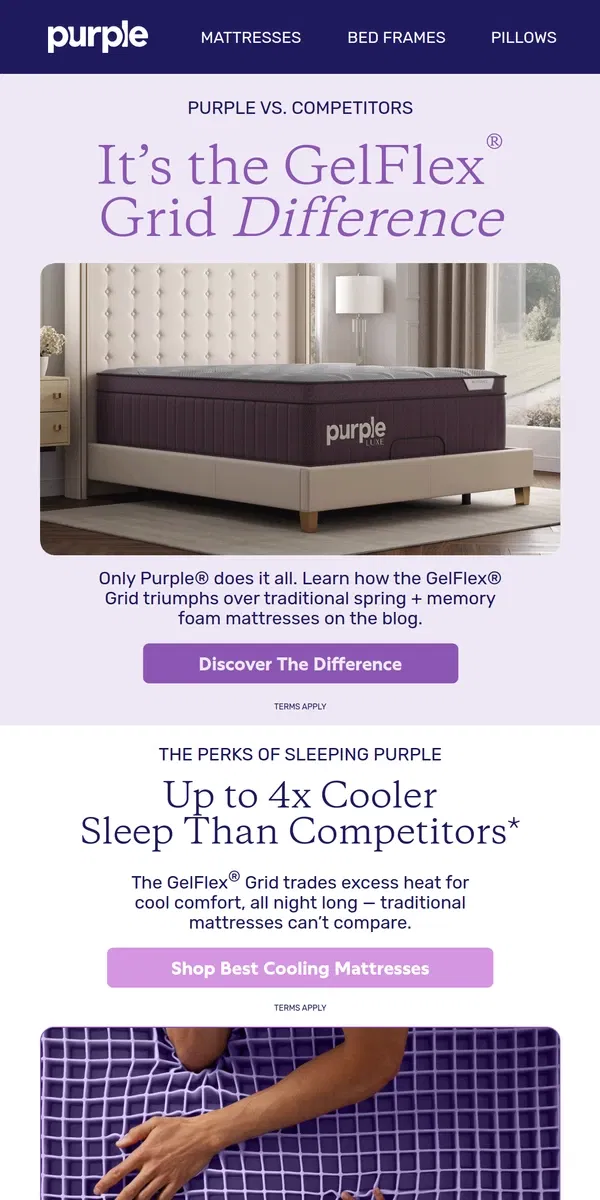 Email from Purple. They don’t want you to see this.