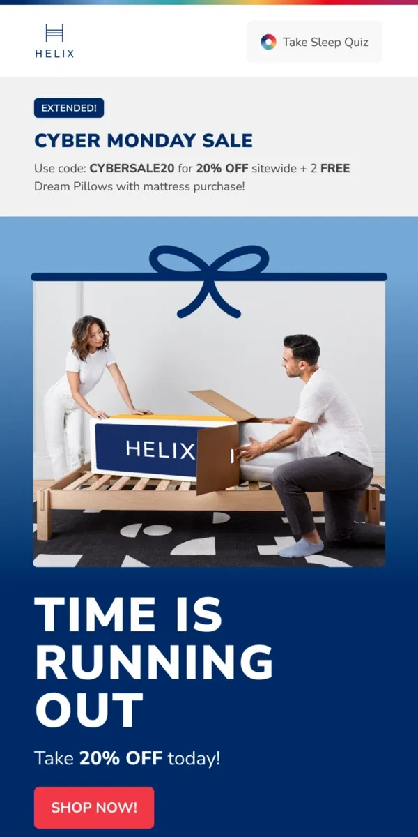 Email from Helix. These savings end soon!