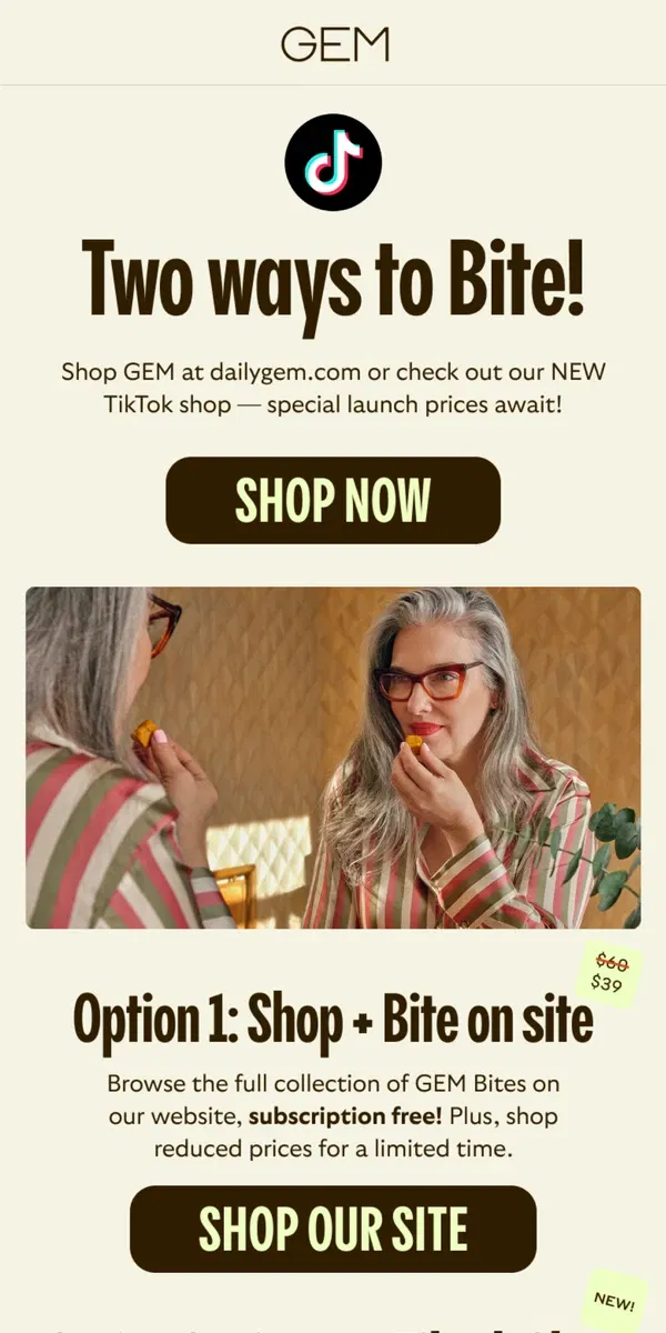 Email from GEM. Seeing double 👀