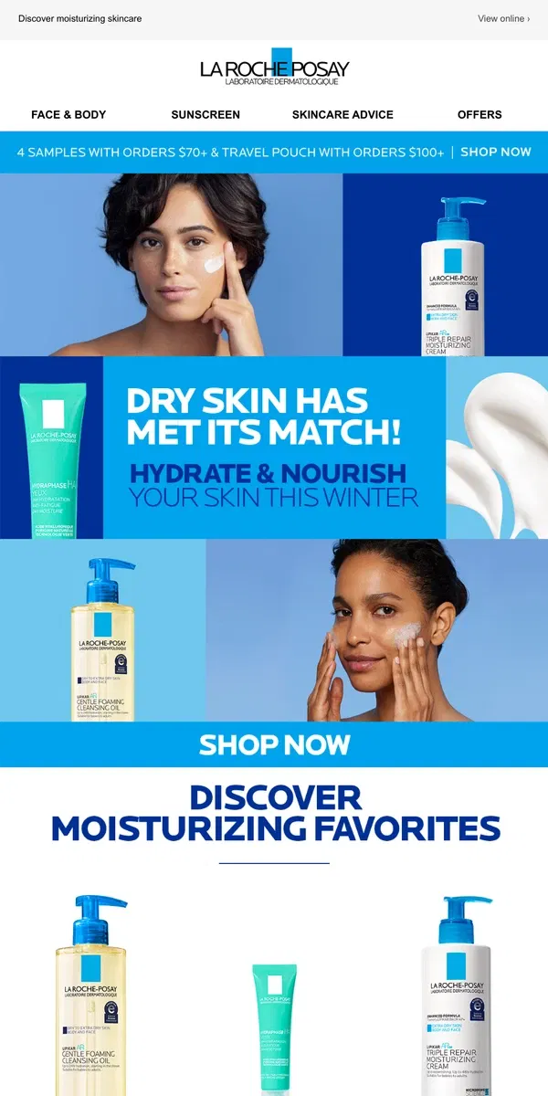 Email from La Roche-Posay. A gift for you & your skin!