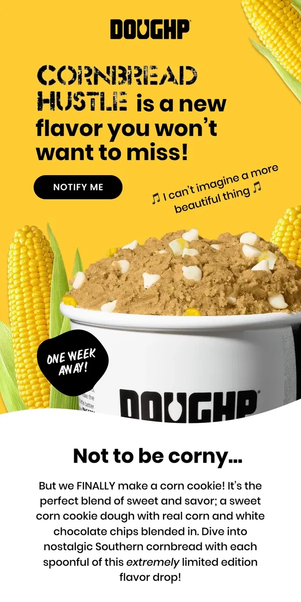 Email from Doughp. For me, I REALLY like corn 🌽🎵