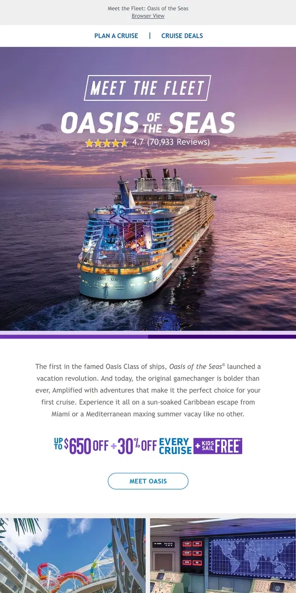 Email from Royal Caribbean. Check out what other new cruisers had to say about this fan-favorite ship