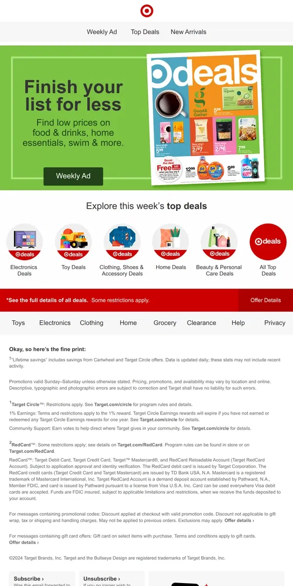 Email from Target. Your new Weekly Ad is here.