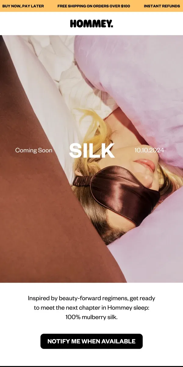 Email from Hommey. Coming Soon: Silk ☁️