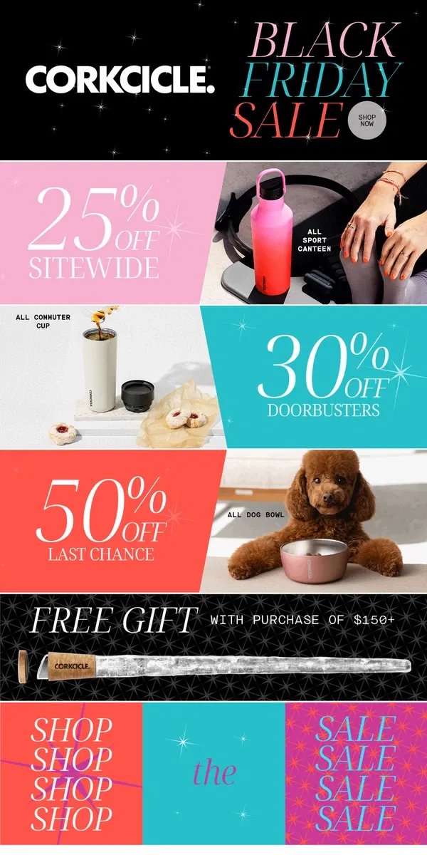 Email from CORKCICLE. 25% SITEWIDE + Up to 50% Off Now!