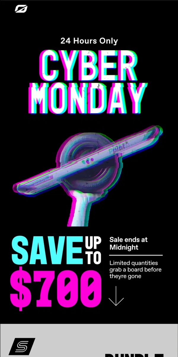 Email from Onewheel. Onewheel Cyber Monday is live! 🤖