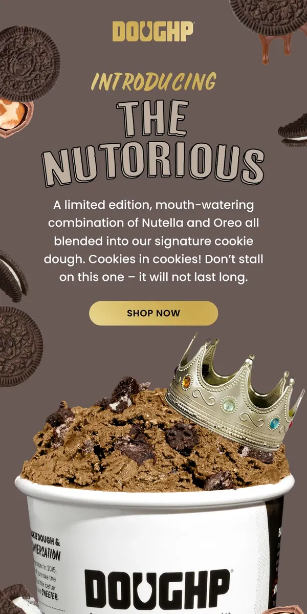 Email from Doughp. The Nutorious is HERE.