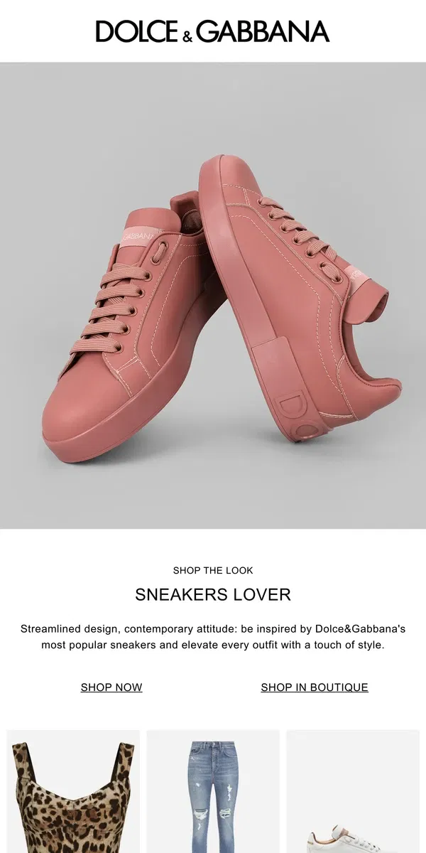 Email from Dolce & Gabbana. Discover Dolce&Gabbana sneakers