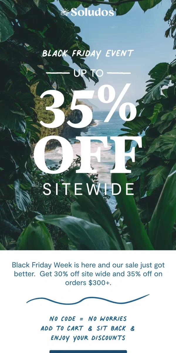 Email from Soludos. PSA... our sale just got even better