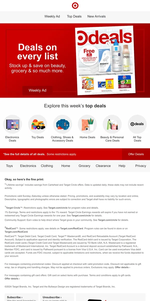 Email from Target. Plan your Target run with great deals from the Weekly Ad.