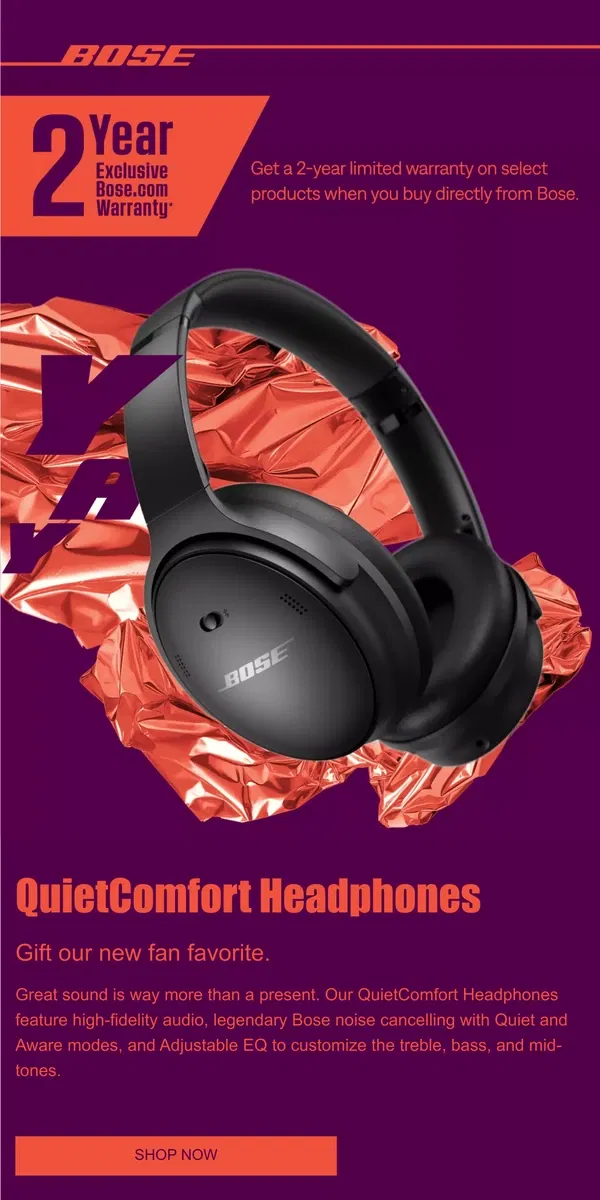 Email from Bose. 🎁 Our bestsellers make the best gifts!