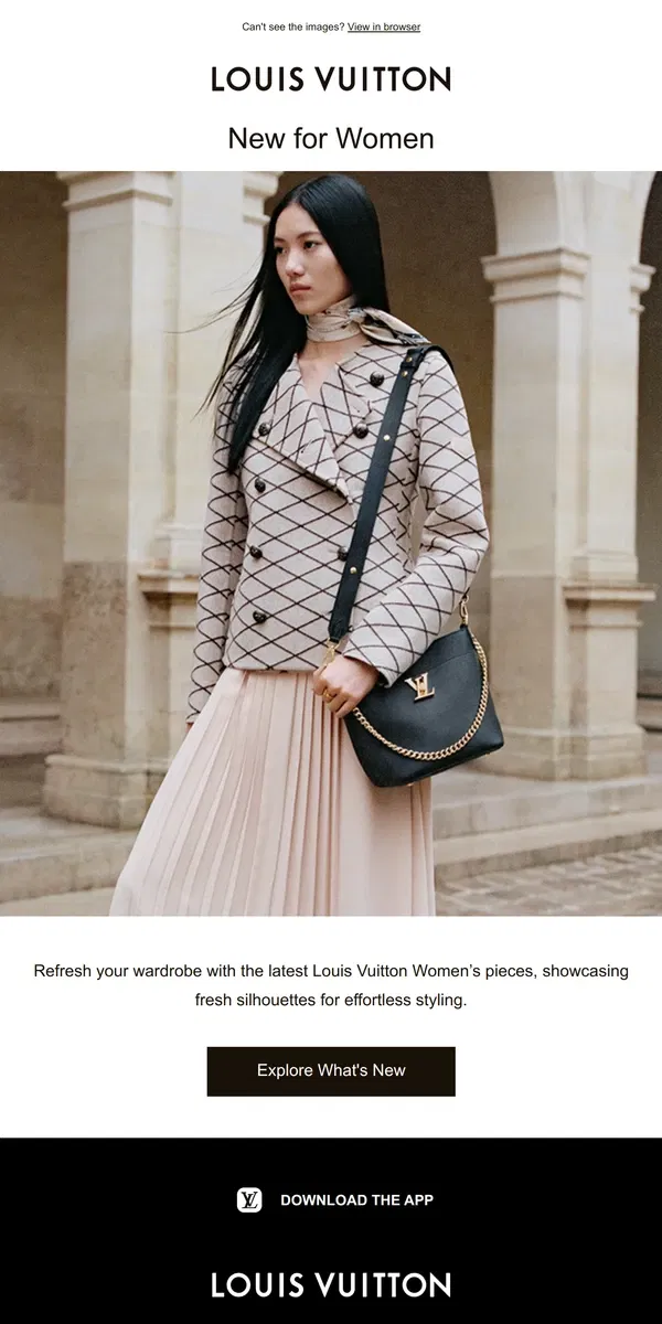 Email from Louis Vuitton. The Latest From Louis Vuitton