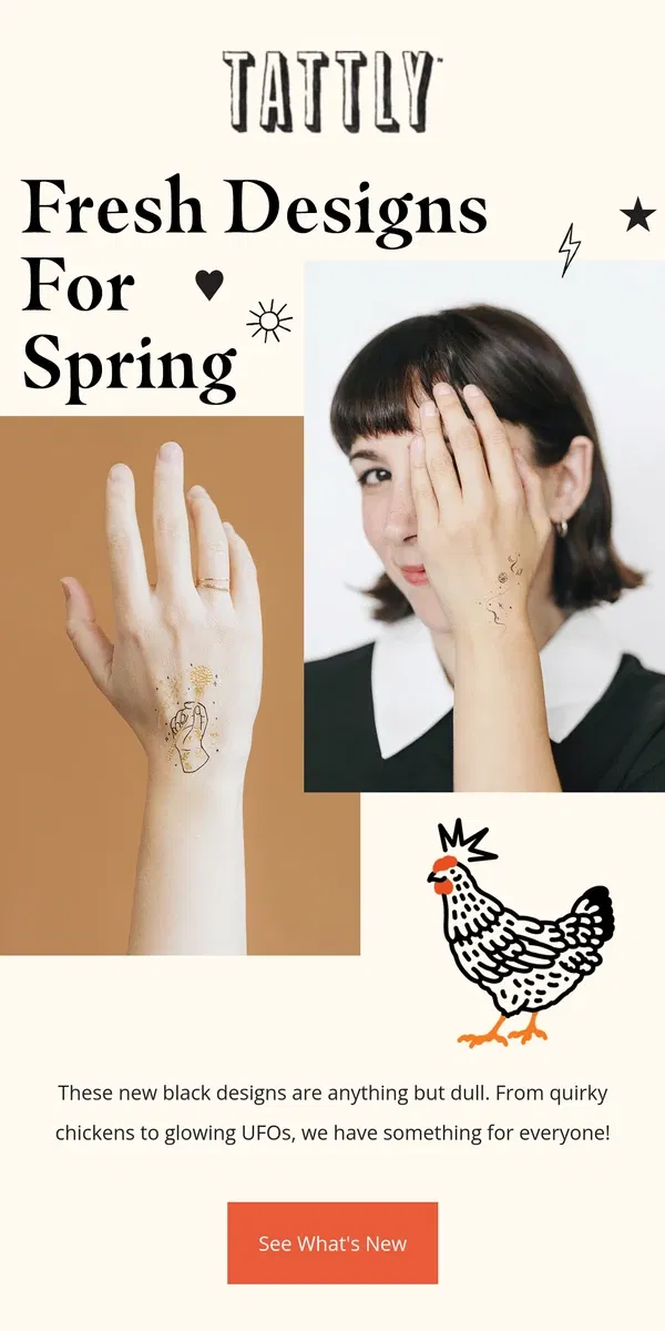 Email from Tattly. New For Spring ♥︎