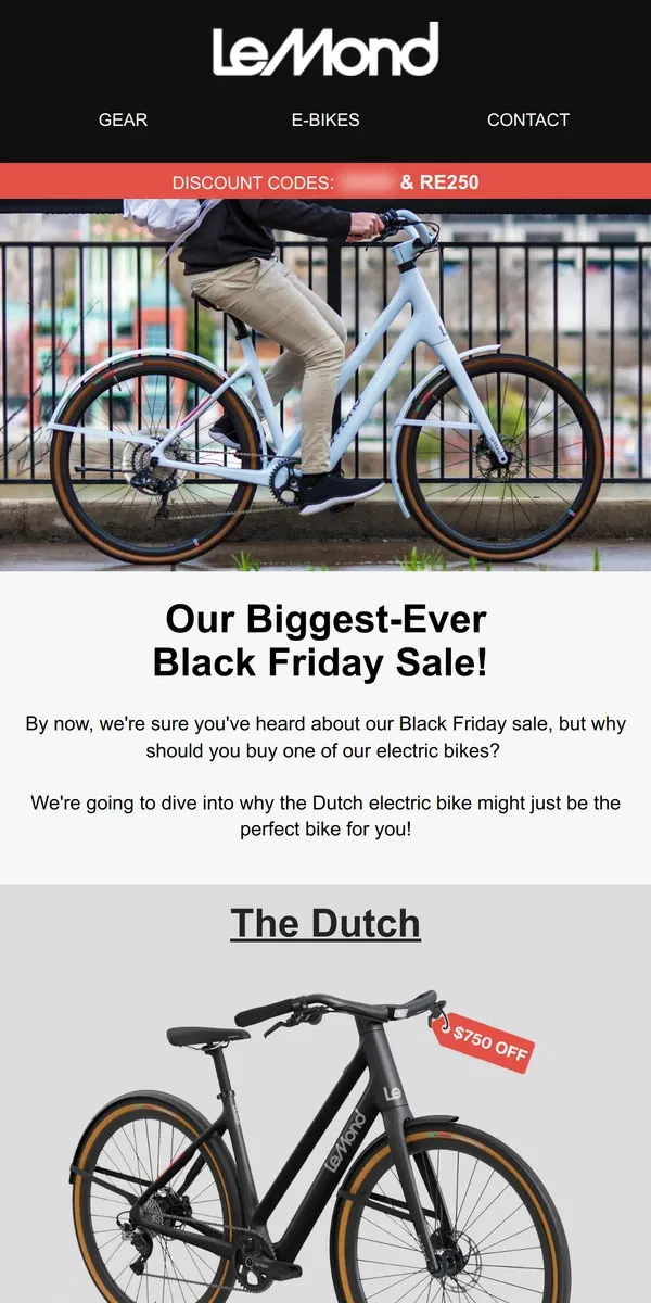 Email from LeMond. Why You Should Buy The Dutch