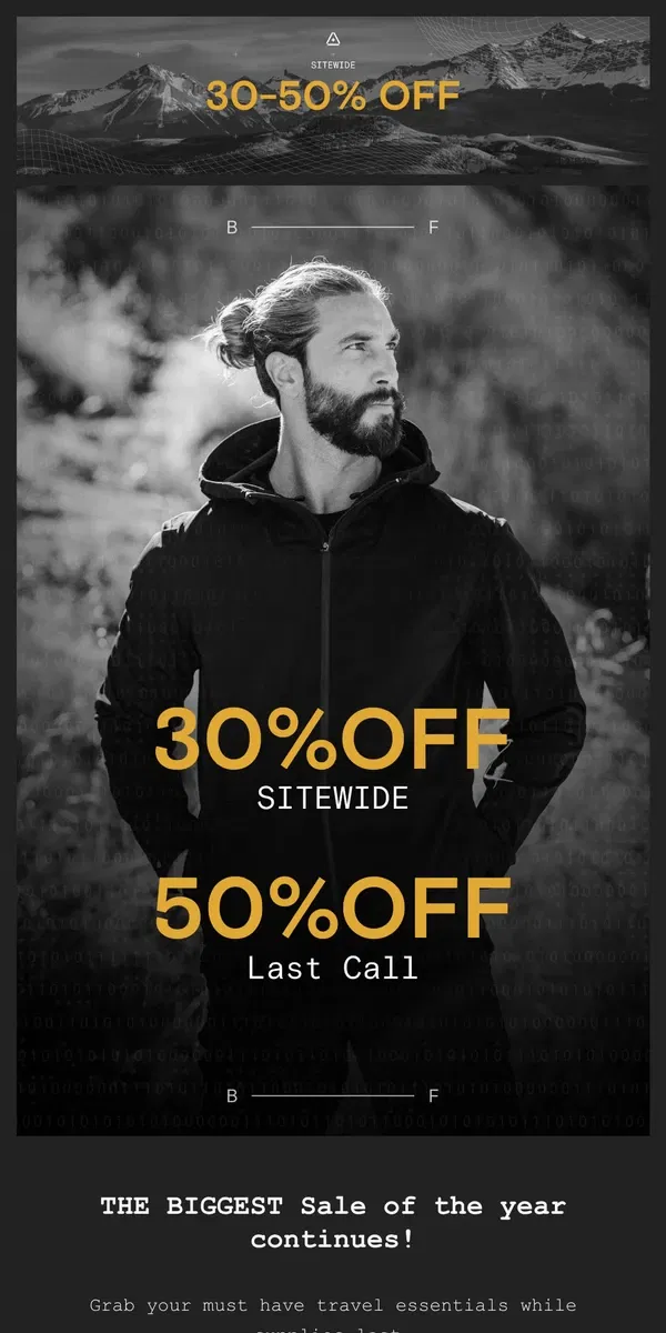 Email from Western Rise. Not just another black friday sale