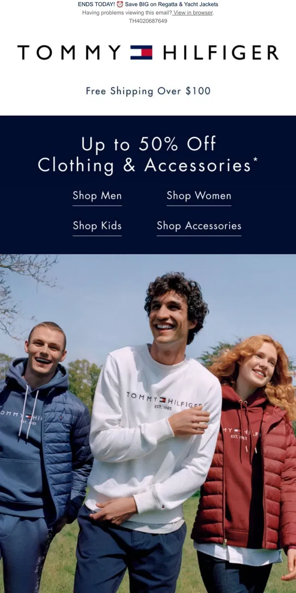 Email from Tommy Hilfiger. Truly Tommy, extra comfy styles you'll want to live in