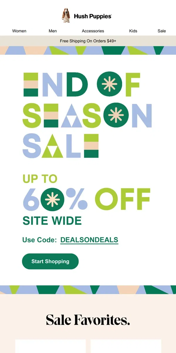 Email from Hush Puppies. Boots, Flats... Your Favs ON SALE!