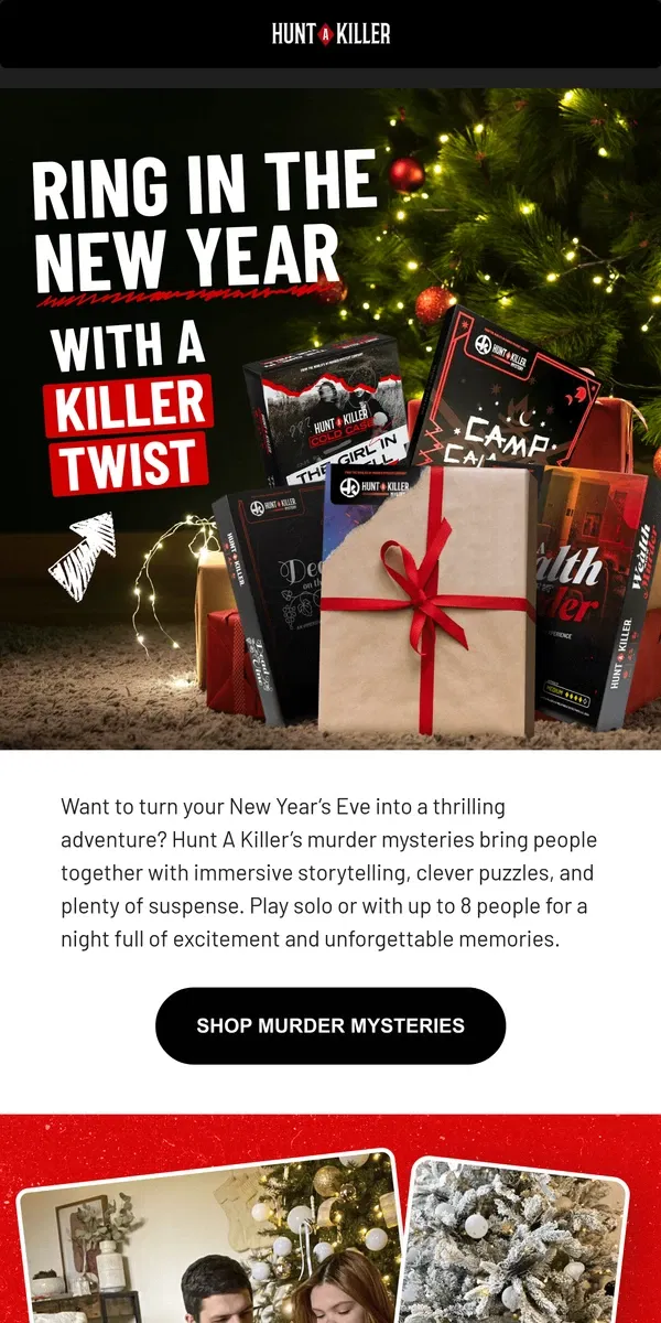 Email from Hunt A Killer. Your New Year’s Eve plans are inside